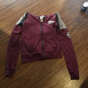 Used Victoria Secret Pink full zip hoodie XS